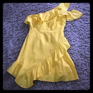 Gorgeous A New Day Yellow Linen Dress